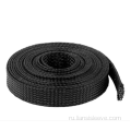 Нейлон черного кабеля расширяемый плетенный кабельный рукав